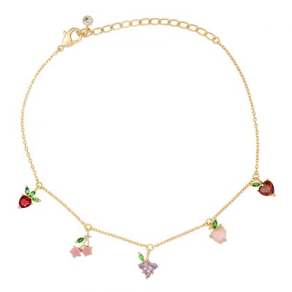 Fine Fruit Basket Anklet