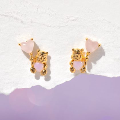 Care Bears Love-a-Lot Bear Earrings